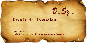 Drach Szilveszter névjegykártya